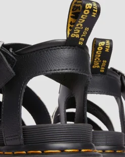 Dr. Martens Blaire Hair-On Koeienprint Sandalen^WOMENS Lichte Sandalen|Gladiator Sandalen