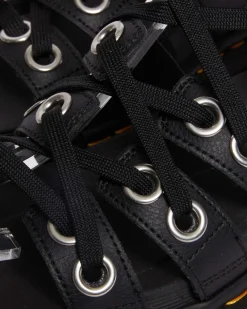 Dr. Martens Blaire Hardware Athena Leren Sandalen met Band^UNISEX Dames Sale|Lichte Sandalen