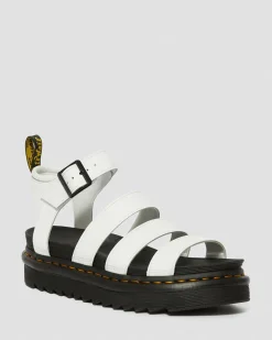 Dr. Martens Blaire Hydro Leren Sandalen met Band^WOMENS Lichte Sandalen|Platform Sandalen