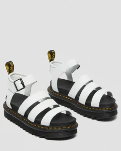 Dr. Martens Blaire Hydro Leren Sandalen met Band^WOMENS Lichte Sandalen|Platform Sandalen