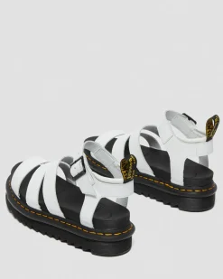 Dr. Martens Blaire Hydro Leren Sandalen met Band^WOMENS Lichte Sandalen|Platform Sandalen