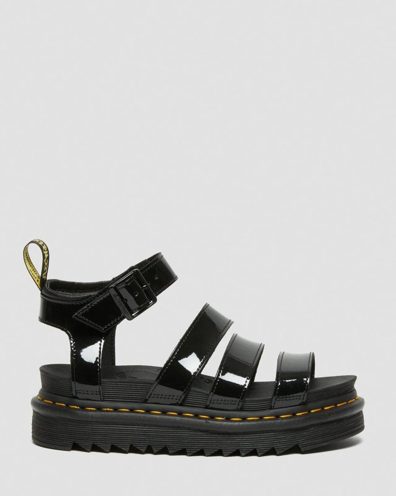 Dr. Martens Blaire Lakleren Gladiator Sandalen^WOMENS Lichte Sandalen|Platform Sandalen