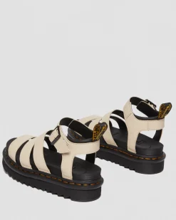 Dr. Martens Blaire Pisa Leren Platform Sandalen met Band^WOMENS Lichte Sandalen|Gladiator Sandalen