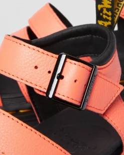 Dr. Martens Blaire Quad Pisa Leren Platform Sandalen met Band^UNISEX Dames Sale|Lichte Sandalen