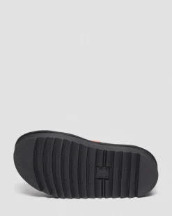 Dr. Martens Blaire Quad Pisa Leren Platform Sandalen met Band^UNISEX Dames Sale|Lichte Sandalen