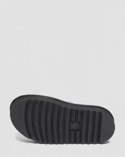 Dr. Martens Blaire Quad Pisa Leren Platform Sandalen met Band^UNISEX Dames Sale|Lichte Sandalen