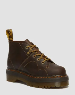 Dr. Martens Church Arc Crazy Horse Platform Monkey Laarzen^ Trending Stijlen|Platform Laarzen