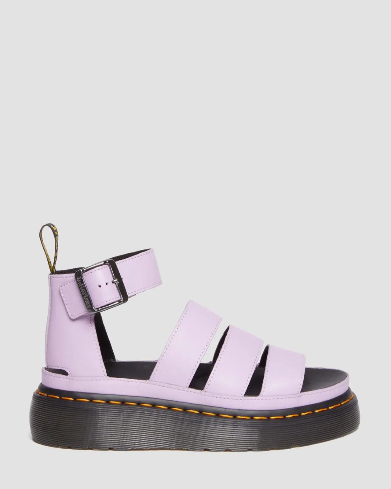 Dr. Martens Clarissa II Pisa Leren Platform Sandalen met Riem^UNISEX Gladiator Sandalen|Sandalen