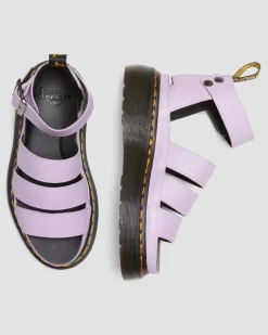 Dr. Martens Clarissa II Pisa Leren Platform Sandalen met Riem^UNISEX Gladiator Sandalen|Sandalen