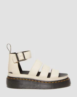 Dr. Martens Clarissa II Pisa Leren Platform Sandalen met Riem^UNISEX Gladiator Sandalen|Sandalen