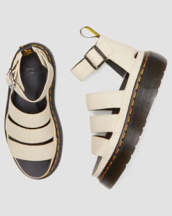 Dr. Martens Clarissa II Pisa Leren Platform Sandalen met Riem^UNISEX Gladiator Sandalen|Sandalen