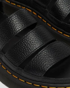 Dr. Martens Clarissa II Quad Gemalen Nappa Leren Platform Sandalen^WOMENS Platform Sandalen|Gladiator Sandalen