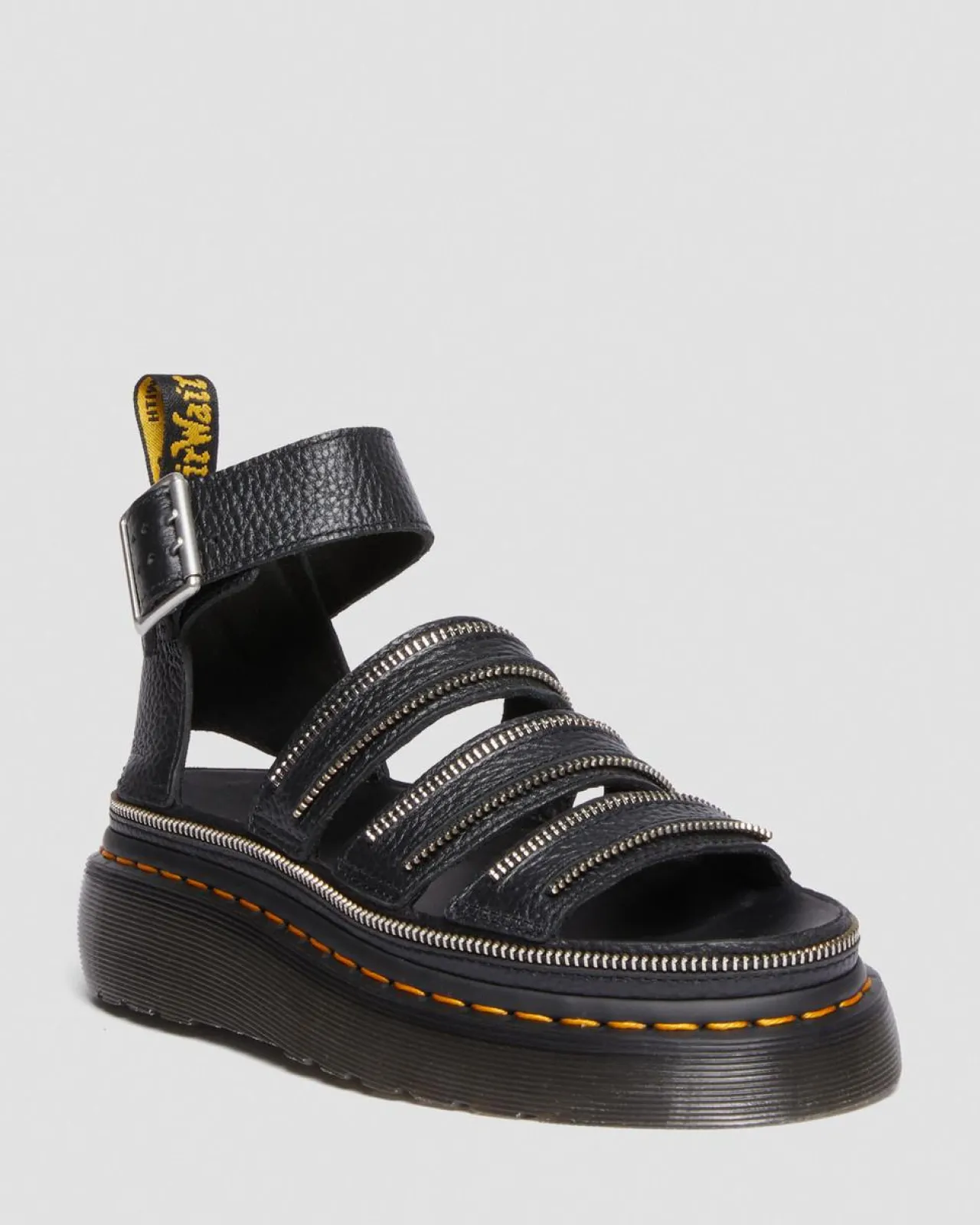 Dr. Martens Clarissa II Quad Hardware Gemalen Nappa Leren Platform Sandalen^WOMENS Dames Sale|Platform Sandalen