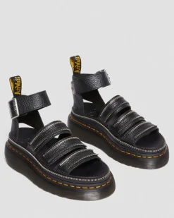 Dr. Martens Clarissa II Quad Hardware Gemalen Nappa Leren Platform Sandalen^WOMENS Dames Sale|Platform Sandalen