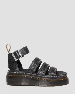 Dr. Martens Clarissa II Quad Hardware Gemalen Nappa Leren Platform Sandalen^WOMENS Dames Sale|Platform Sandalen