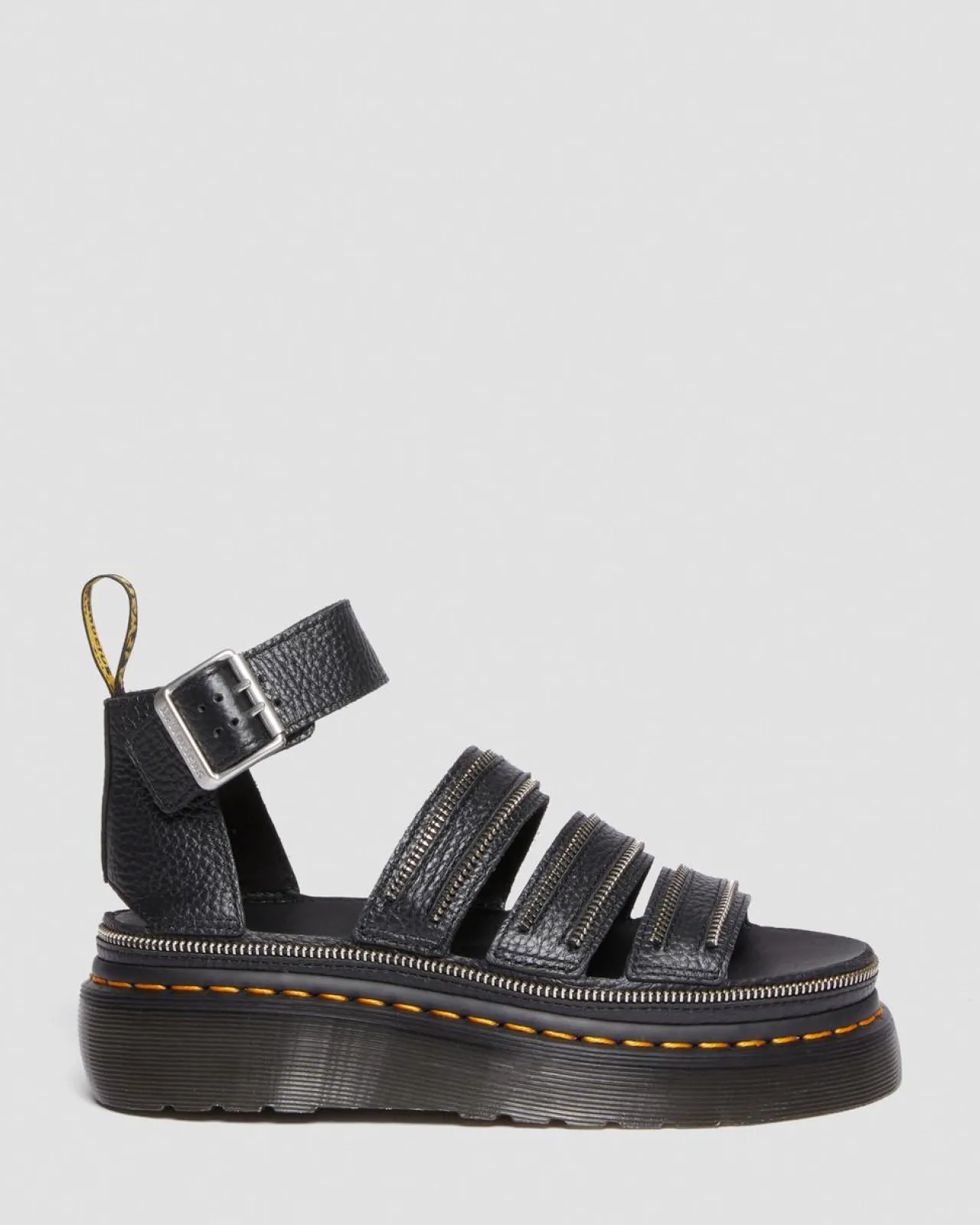Dr. Martens Clarissa II Quad Hardware Gemalen Nappa Leren Platform Sandalen^WOMENS Dames Sale|Platform Sandalen
