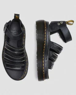 Dr. Martens Clarissa II Quad Hardware Gemalen Nappa Leren Platform Sandalen^WOMENS Dames Sale|Platform Sandalen