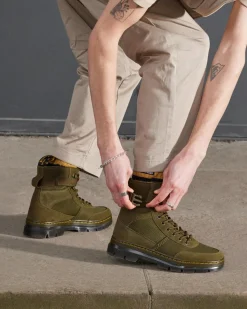 Dr. Martens Combs Tech Suède & Nylon Utility Boots^UNISEX Heren Sale|Casual Stijlen