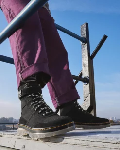 Dr. Martens Combs Tech Superknit Suède Laarzen^WOMENS Suède|Utility Laarzen