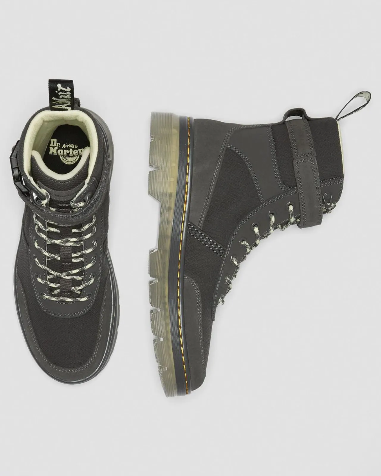 Dr. Martens Combs Tech Superknit Suède Laarzen^WOMENS Suède|Casual Stijlen