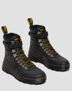 Dr. Martens Combs Tech Utility Laarzen Met Imitatiebont Voering^GIFTS Utility Laarzen|Casual Stijlen