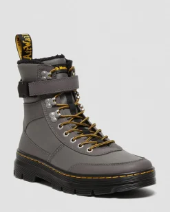 Dr. Martens Combs Tech Utility Laarzen Met Imitatiebont Voering^GIFTS Utility Laarzen|Casual Stijlen