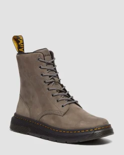 Dr. Martens Crewson Leren Veterlaarzen^UNISEX Suède|Trending Stijlen