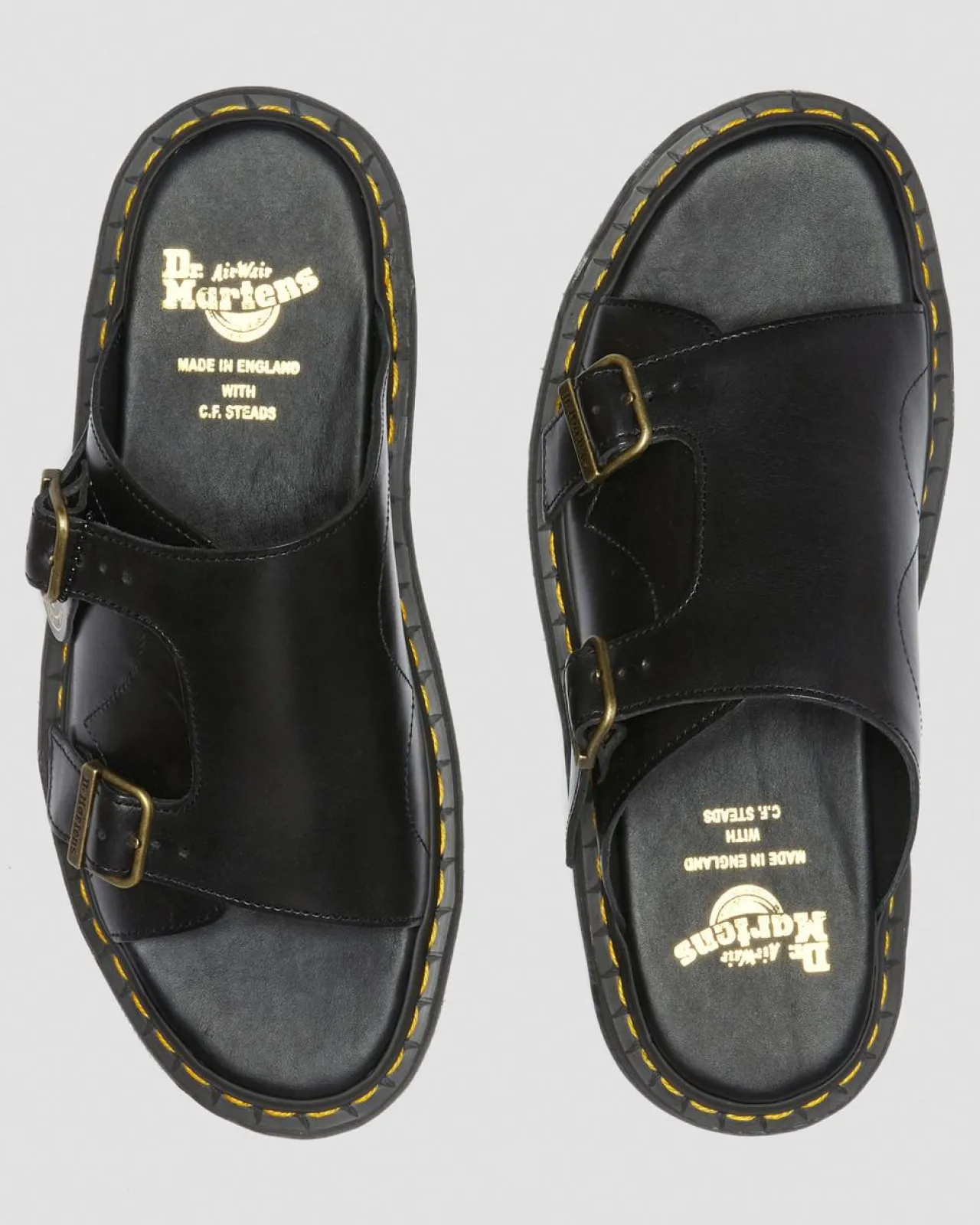 Dr. Martens Dayne Made in England Leren Slipper Sandalen^WOMENS Made In England|Slippers