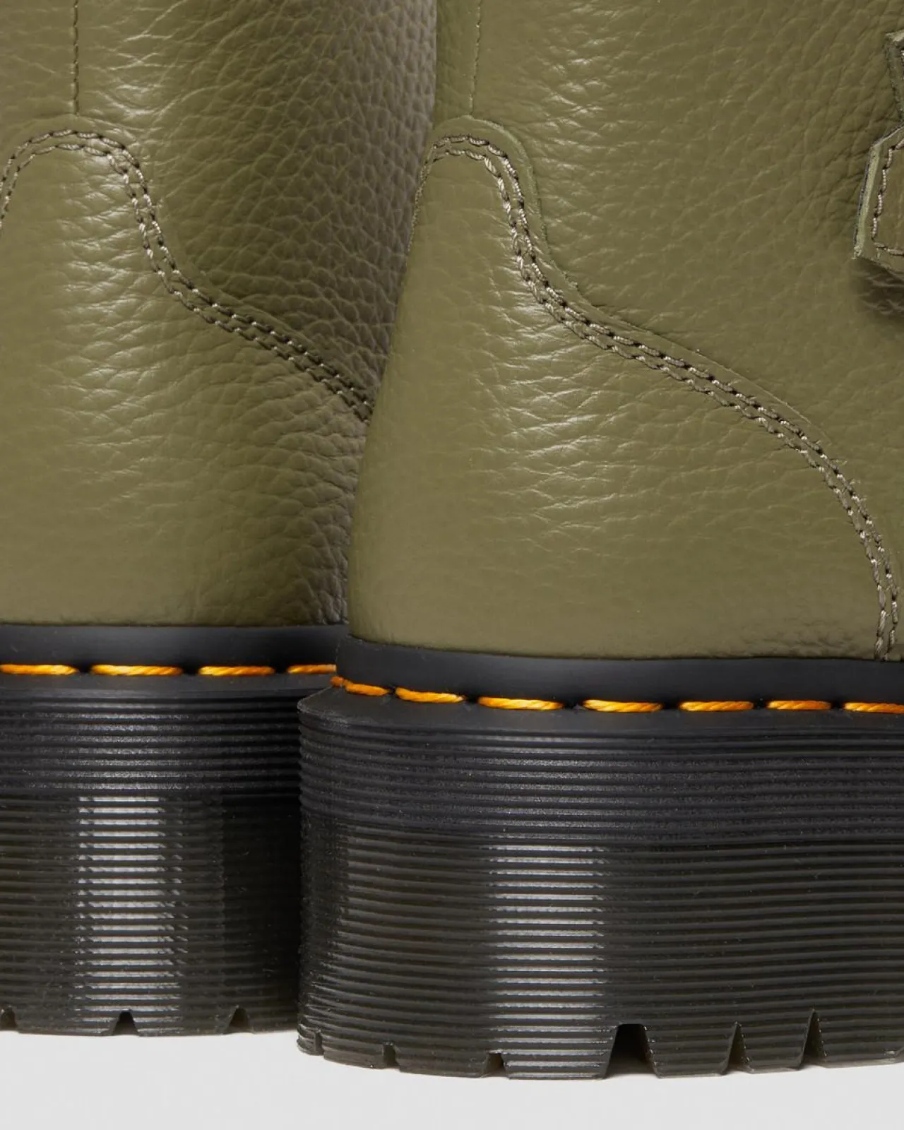Dr. Martens Devon Bloemengesp Gemalen Nappa Leren Platformlaarzen^WOMENS Zachte Leren Laarzen