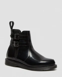 Dr. Martens FLORA GEPOLIJSTE SMOOTH LEREN CHELSEA BOOTS^WOMENS Chelsea Boots