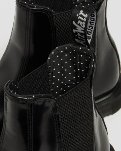 Dr. Martens Flora Leren Chelsea Boots^UNISEX Veterlaarzen|Enkellaarzen