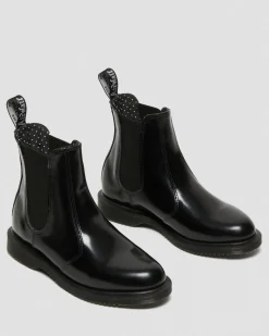 Dr. Martens Flora Leren Chelsea Boots^UNISEX Veterlaarzen|Enkellaarzen