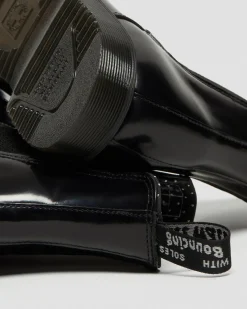 Dr. Martens Flora Leren Chelsea Boots^UNISEX Veterlaarzen|Enkellaarzen