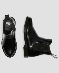 Dr. Martens Flora Leren Chelsea Boots^UNISEX Veterlaarzen|Enkellaarzen
