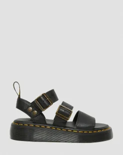 Dr. Martens Gryphon Quad Leren Platform Sandalen^WOMENS Sandalen|Platform Sandalen