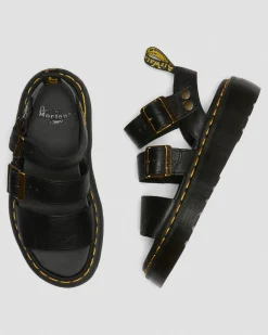 Dr. Martens Gryphon Quad Leren Platform Sandalen^WOMENS Sandalen|Platform Sandalen