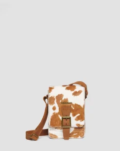 Dr. Martens Hair-On Koeienprint Verticale Schoudertas^KIDS Accessoires Sale|Leren Tassen