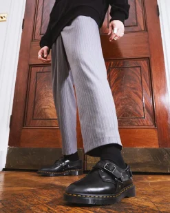 Dr. Martens Henree Smooth Leren Schoenen met Gesp^MENS Veterschoenen
