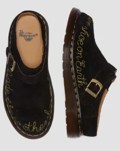 Dr. Martens Isham Desert Oasis Suède Mules^MENS Heren Sale|Suède