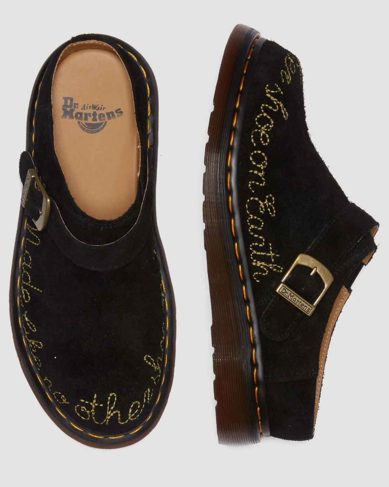 Dr. Martens Isham Desert Oasis Suède Mules^MENS Heren Sale|Suède
