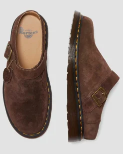 Dr. Martens Isham Desert Oasis Suède Mules^MENS Suède|Nieuw Binnen