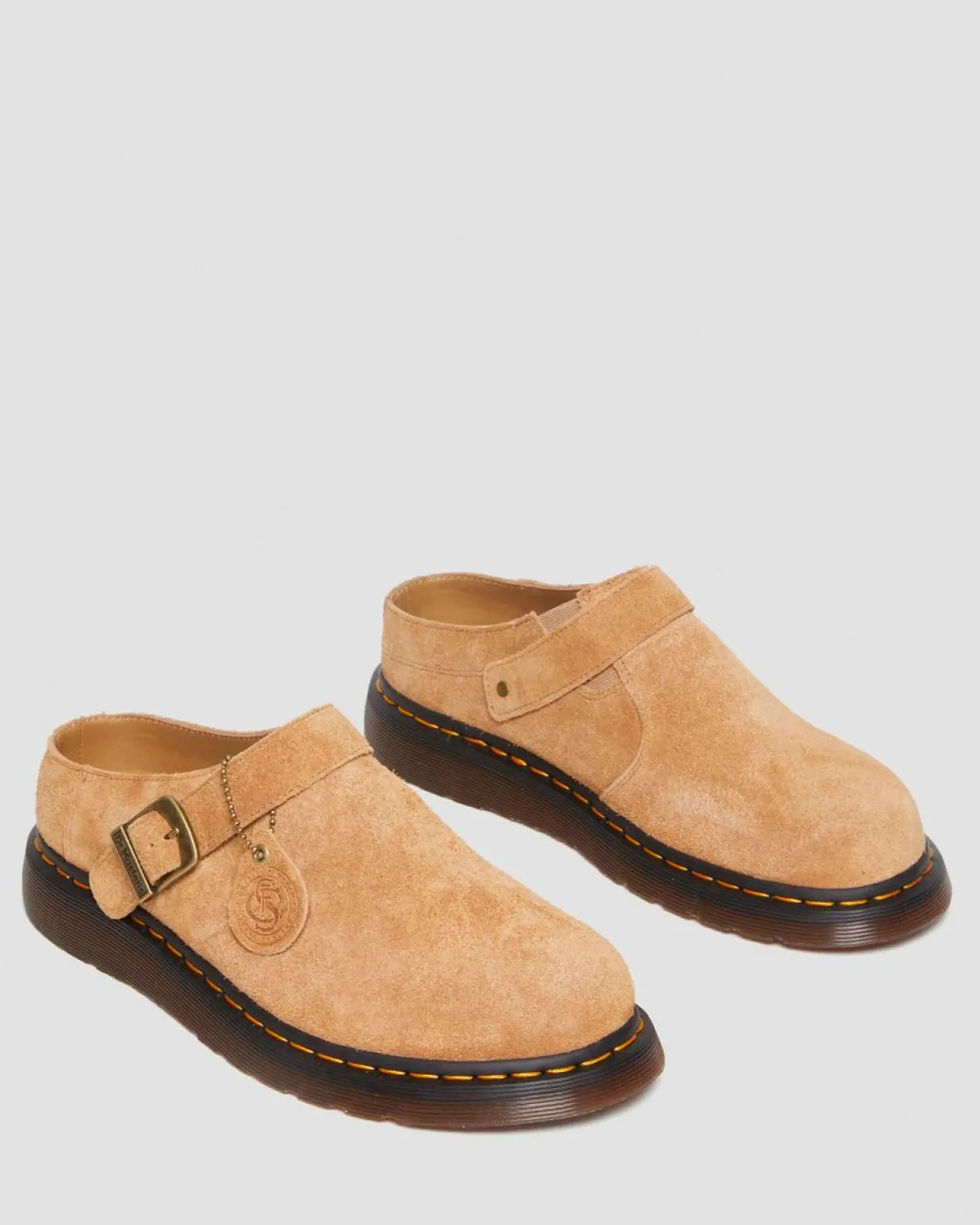 Dr. Martens Isham Desert Oasis Suède Mules^MENS Suède|Nieuw Binnen