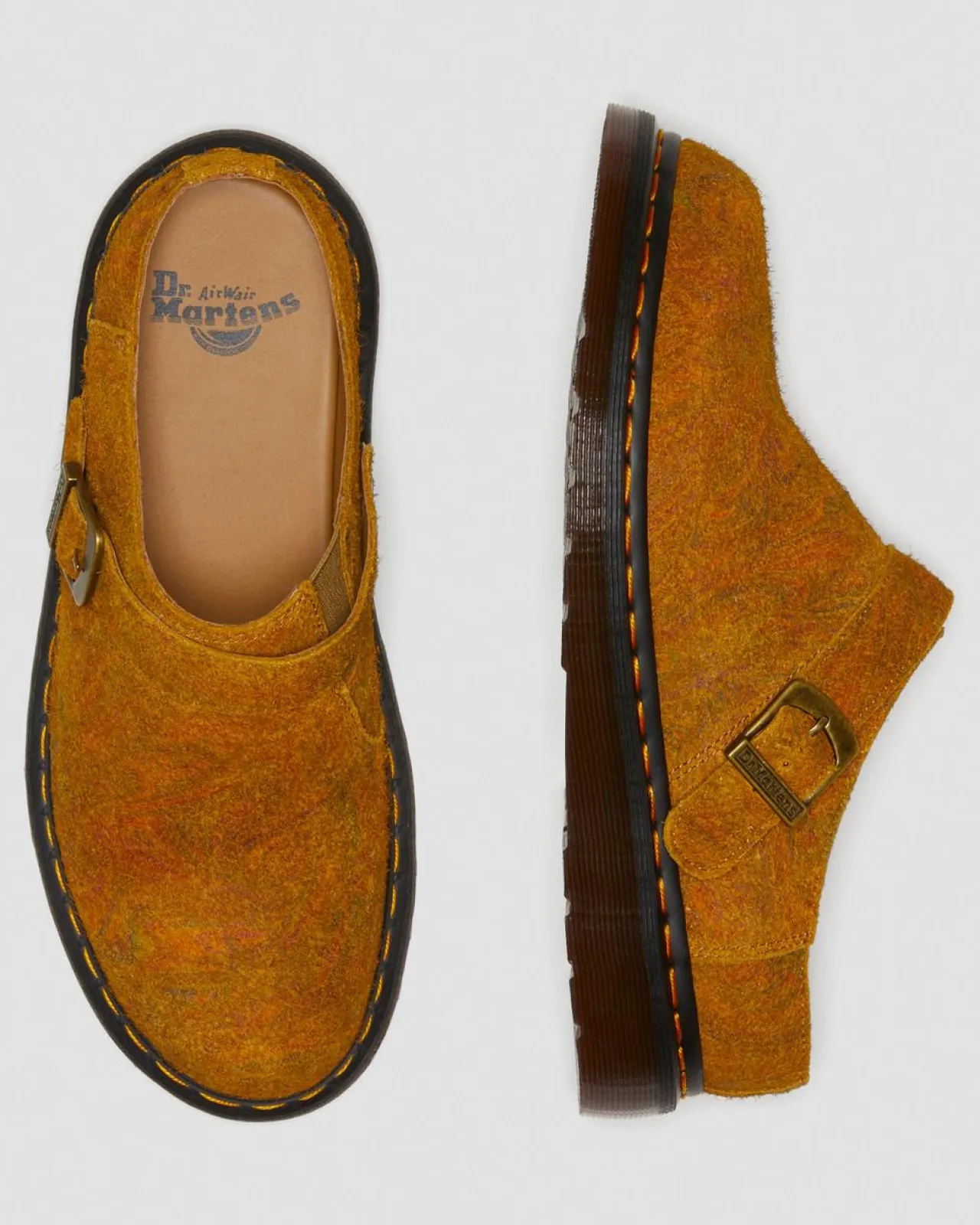 Dr. Martens Isham Marmer Suède Slingback Mules^MENS Originals|Suède