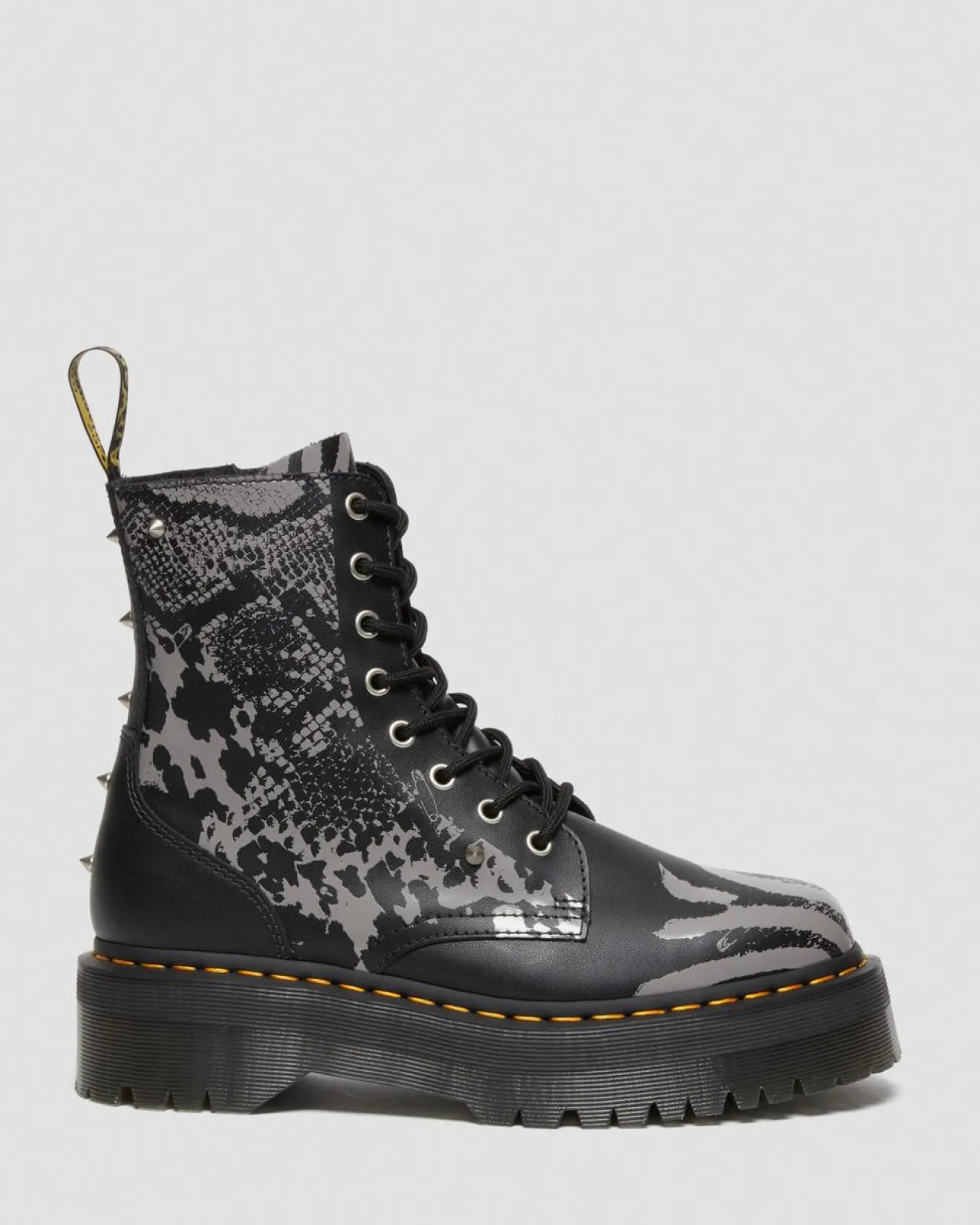 Dr. Martens Jadon Animal Clash Leren Platform Laarzen^UNISEX Platform Laarzen|Laarzen