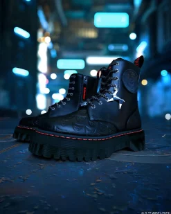 Dr. Martens Jadon Blade Runner Leren Laars^UNISEX Nieuw Binnen|Platform Laarzen