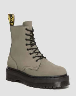 Dr. Martens Jadon Gemalen Nubuck Platform Laarzen^UNISEX Heren Sale|Trending Stijlen