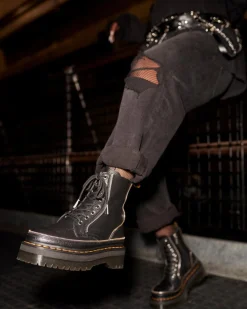 Dr. Martens Jadon Hardware Leren Platformlaarzen^WOMENS Laarzen