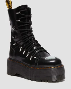 Dr. Martens Jadon Hi LTT Max Leren Platform Laarzen^UNISEX Hoge Laarzen|Platform Laarzen