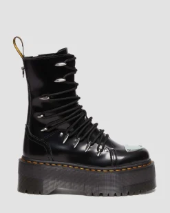 Dr. Martens Jadon Hi LTT Max Leren Platform Laarzen^UNISEX Hoge Laarzen|Platform Laarzen