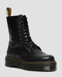 Dr. Martens Jadon Hi Smooth Leren Platformlaarzen^MENS Platform Laarzen|Winter Stijlen